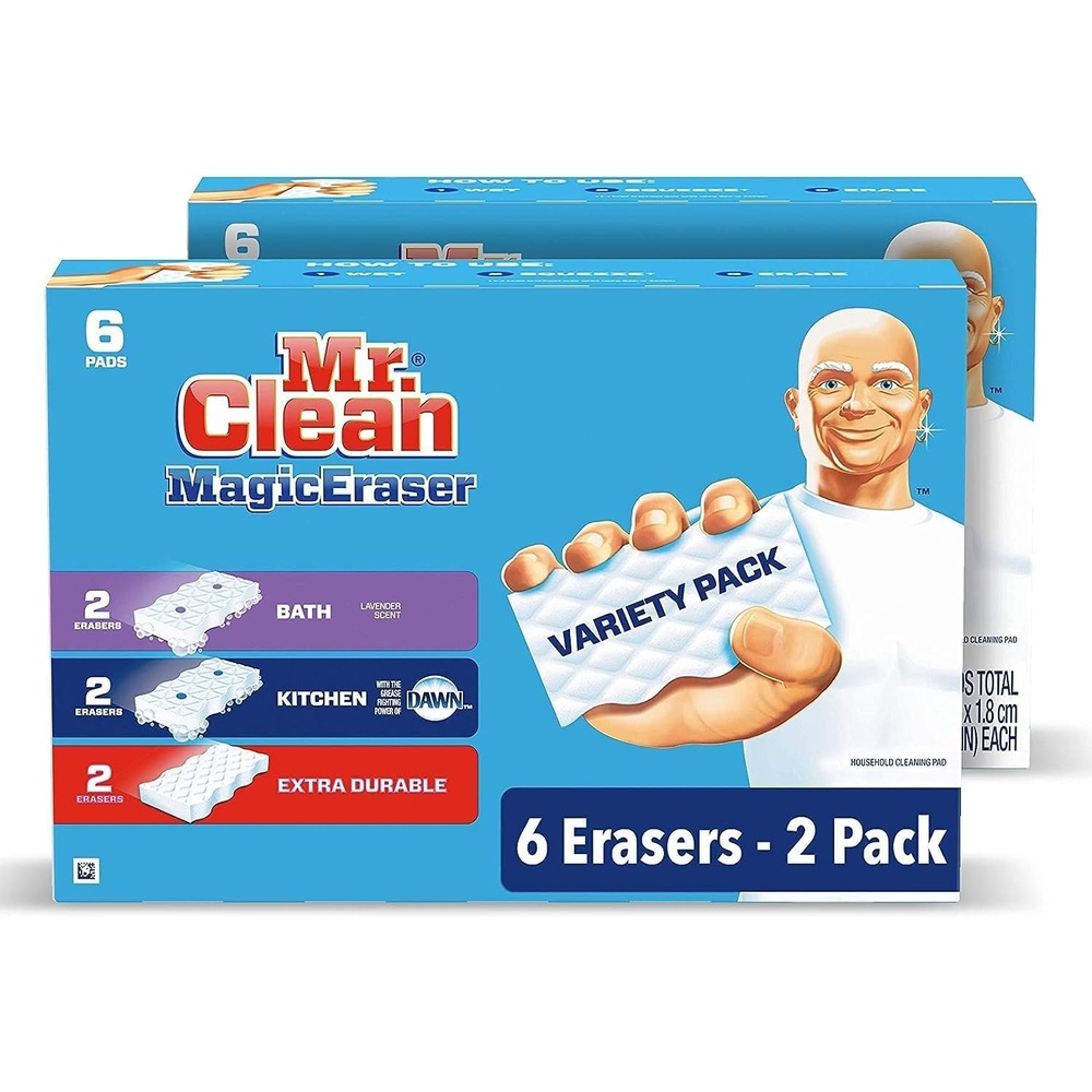 image:imageMr Clean Magic Eraser Extra Durable Scrubber amp Cleaning Sponge 4 Count Pack of 16 Count Pack of 2
