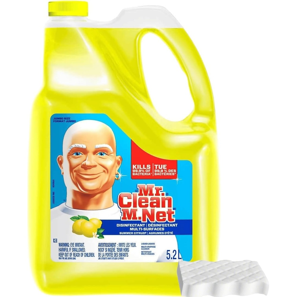 image:imageMr Clean MultiSurfaces Summer Citrus Liquid Cleaner 176 Fl Oz  with Magic Eraser