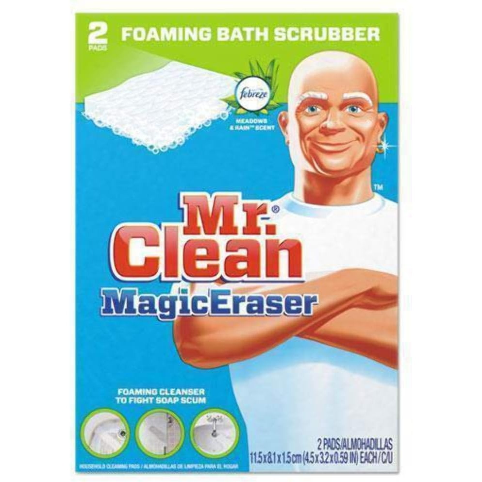 image:imageMr Clean PAG27141 Magic Eraser Bathroom Scrubber 2 per Box White