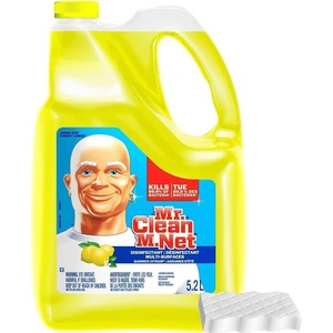 Mr. Clean Multi-Surfaces Summer Citrus Liquid Cleaner, 176 Fl Oz | with Magic Eraser